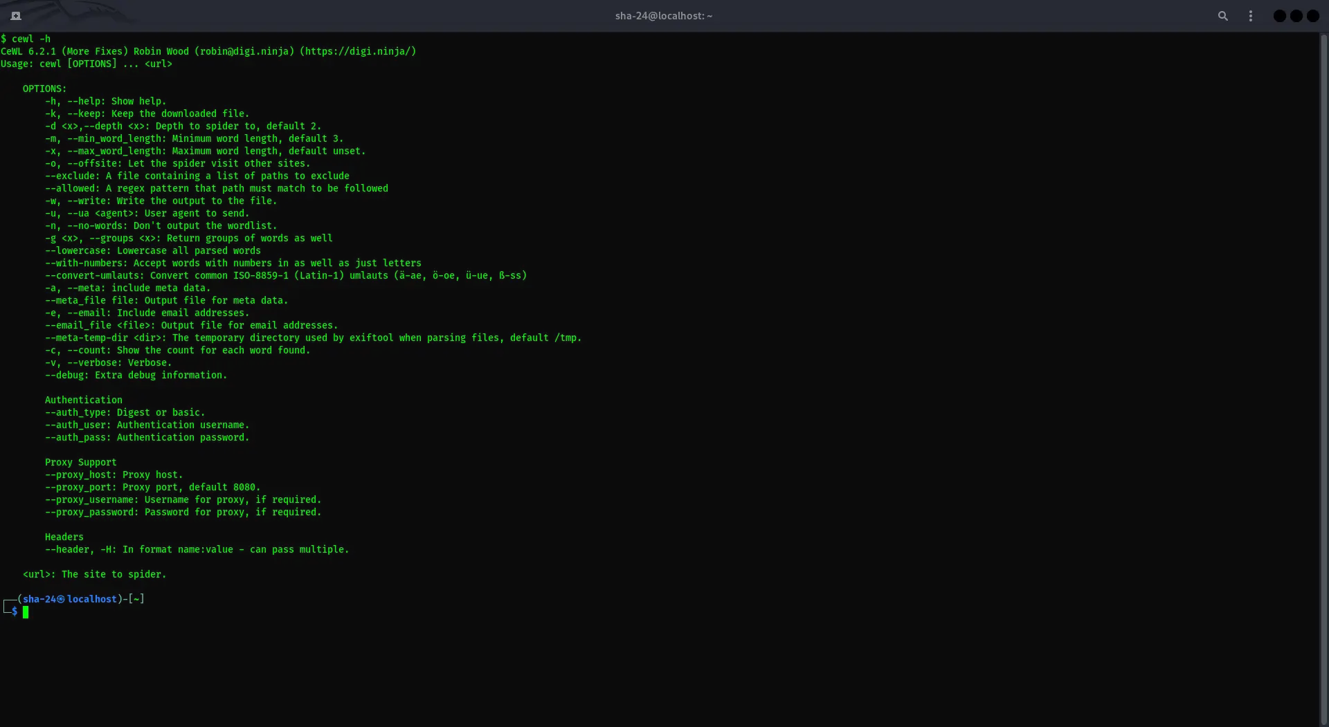 CEWL di Kali Linux: Panduan Lengkap untuk Menggunakan Custom Word List Generator