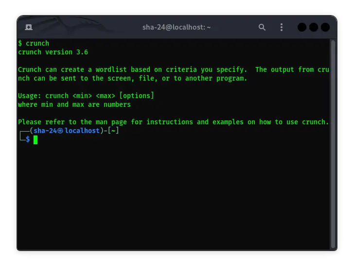 Crunch di Kali Linux: Panduan Lengkap Menggunakan Generator Password
