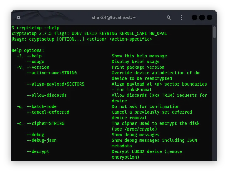 Panduan Lengkap Menggunakan Cryptsetup di Kali Linux