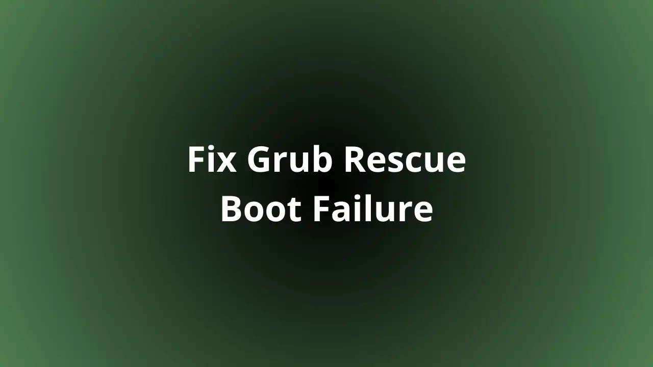 Cara Mengatasi Grub Rescue Boot Failure: Panduan Lengkap