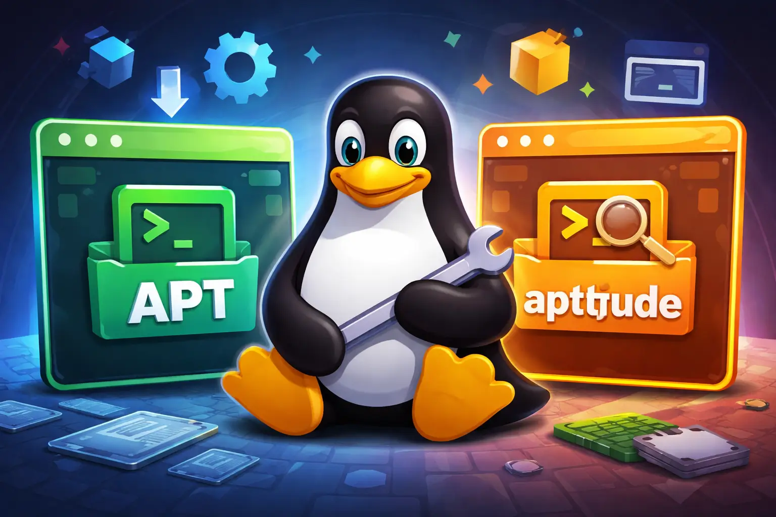 Apa Beda APT dan Aptitude pada Linux?