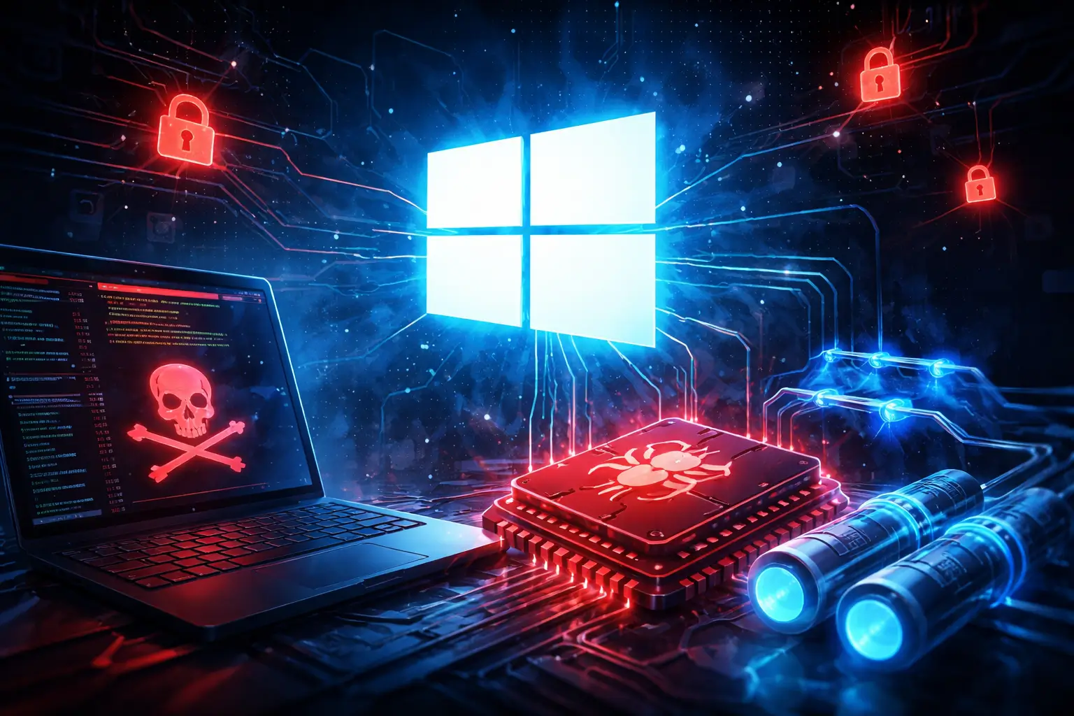 Kerentanan Windows melalui Driver Kernel dan Named Pipes Memungkinkan Peningkatan Hak Akses
